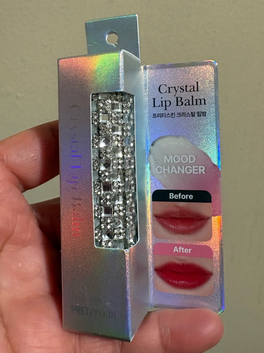 Crystal Lip Balm - Silver Mood Changer Brand New Factory Sealed. Never Opened
